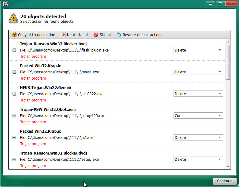 Kaspersky Virus Removal Tool 20.0.10.0 download the new version for iphone