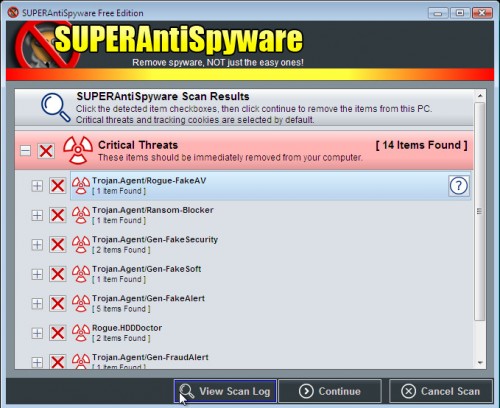 superantispyware manual updates