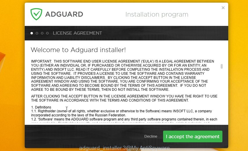 adguard installer virus