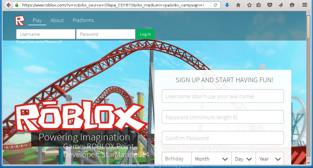 Roblox Desktop Website