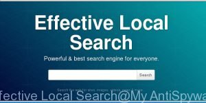 Effective Local Search