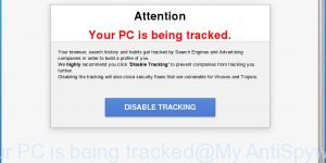 Your PC is being tracked