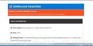 Ransomware 2.0 Trojan.Win32.SendIP.15