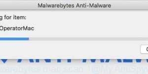 Malwarebytes for Apple Mac - scan