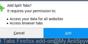 Split Tabs Firefox add-on