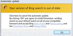 Your version of Bing search is out of date