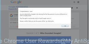 Google Chrome User Rewards