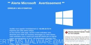 ALERTE MS MALWARE