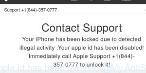 Your apple id has been disabled