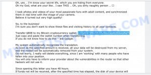 14YaRDi7jMVcVR37uBmJDqVKU92orpNqTt Bitcoin Email Scam