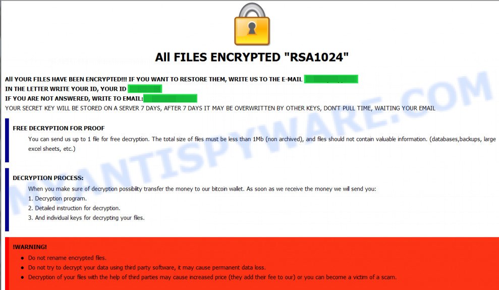 All FILES ENCRYPTED RSA1024