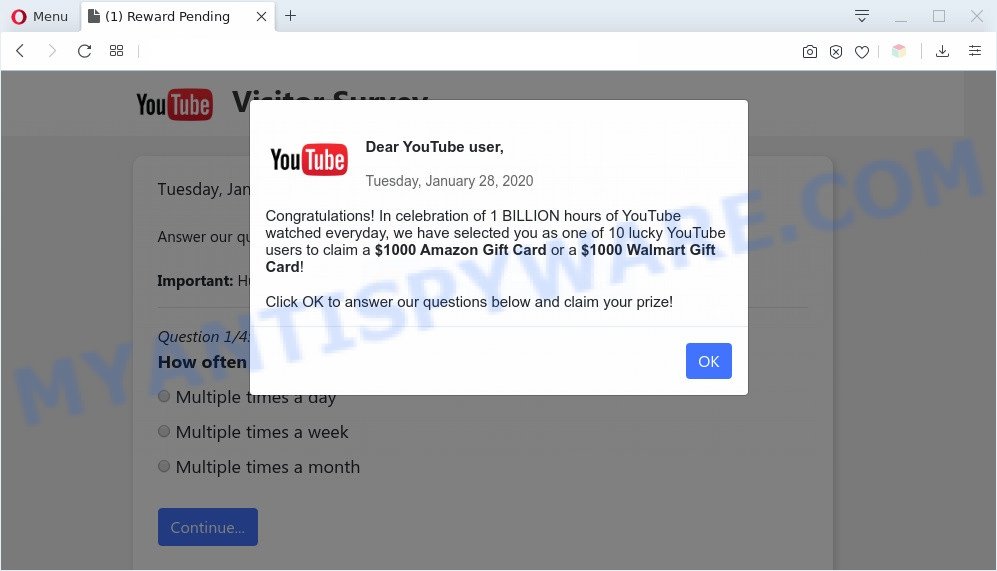 How to remove Dear YouTube user pop-up scam (Virus removal guide)