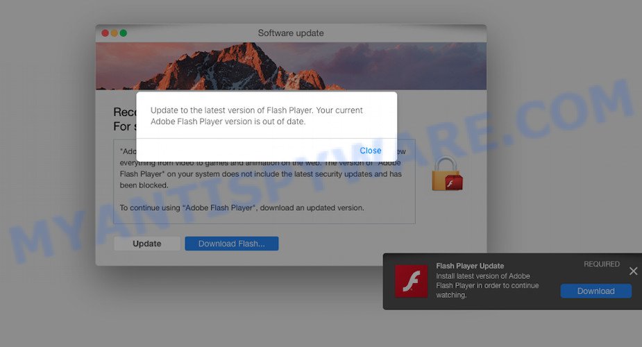 remove fake flash player virus