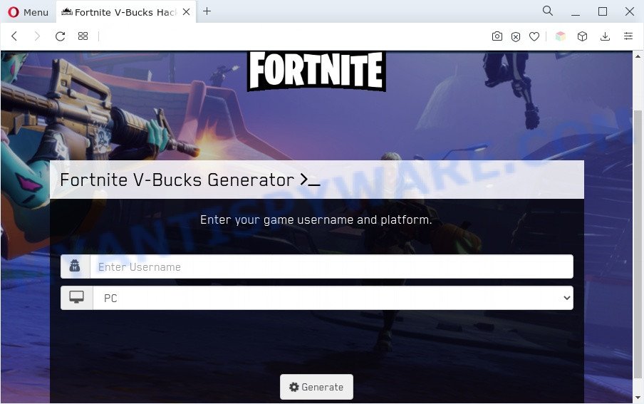 How to remove Fortnite Hack Generator pop-up (Virus removal guide)