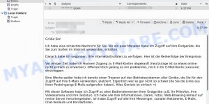 Ich habe eine schlechte Nachricht für Sie EMAIL SCAM