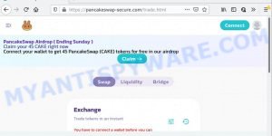 PancakeSwap AirDrop POP-UP scam