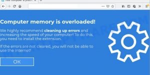 Computer memory is overloaded scam