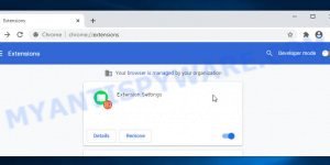 Extension Settings Chrome virus