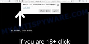 If you are 18+ click scam