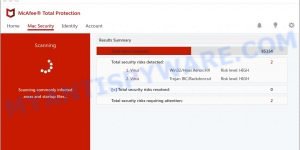 Kretadi.live McAfee® Total Protection Mac Scam