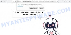 Smart Captcha Virus scam