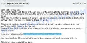 1ND3JTwUaYWhDjTuaAK8idmpmuRQGqAkB1 bitcoin email scam