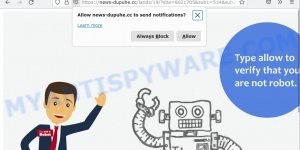 News-dupuhe.cc Confirm you are not a robot Scam