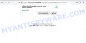 Silverlinetogther.net Tap Allow Scam