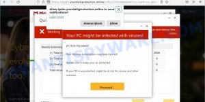 Yourdailyprotection.online McAfee Security Scam