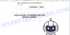 Head Captcha Virus Click Allow Scam