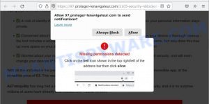 Proteger-lenavigateur.com Click Allow Scam