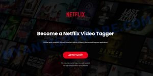 Netflix Tagger job scam