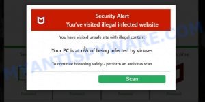 Stabilitysupport.com McAfee Alert Scam