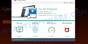 Pro-shield2023.shop McAfee Scam