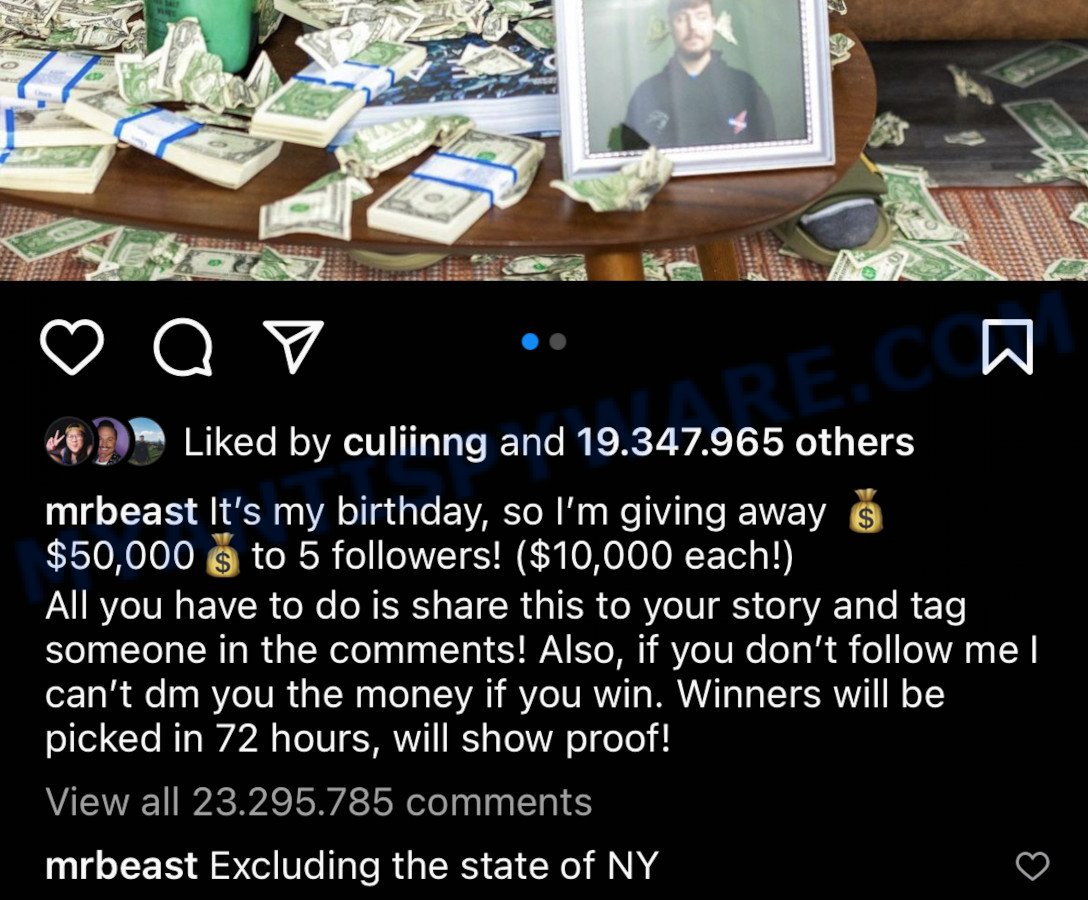 MrBeast's Instagram Birthday Giveaway May Be Illegal: Here's Why