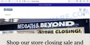 Rlosiy Bed Bath & Beyond Clearance Sale Scam