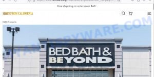 Nicrtwd.shop BED BATH BEYOND Scam store