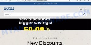 Olkbmon.shop BED BATH BEYOND Scam store