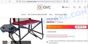 Oputcre.shop QVC store Scam prices