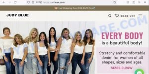 Vrinax.com Judy Blue Jeans Scam store