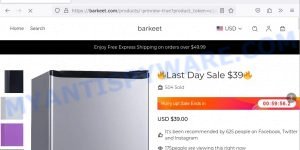 Barkeet.com Last Day Sale Scam