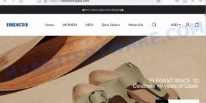 Birkenshoped.com BIRKENSTOCK Scam store