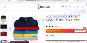 Breezyard.com Scam store