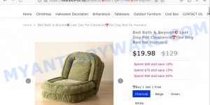 Clearance-us.vip Bed Bath & Beyond Scam