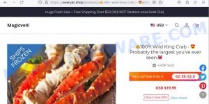 Everyat.shop Wild King Crab Scam shop