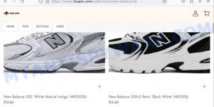 Hsapin.com NEW BALANCE Store Scam