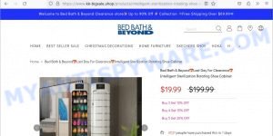 Kk-bigsale.shop Bed Bath & Beyond Scam store