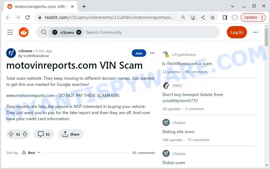 MotoVINReports.com reddit