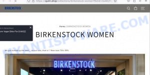 Quinl.shop BIRKENSTOCK Scam store