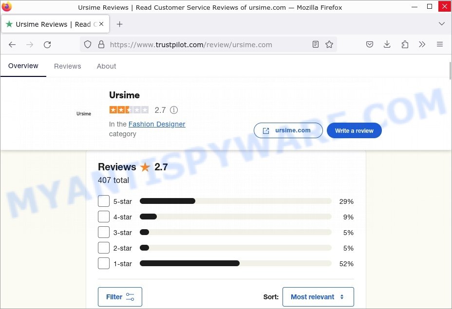 Ursime Reviews Trustpilot